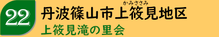 丹波篠山市上上筱見地区「上筱見滝の里会」