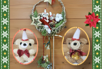 クリスマスリース写真